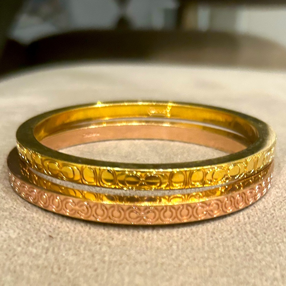 COACH bangle bracelets